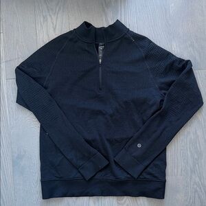 Men’s lululemon sweater wool quarter zip size small EUC